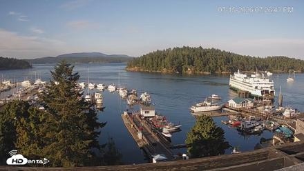 Friday Harbor - San Juan Island Live Webcam - Jul 15, 2026, 7:27pm PDT