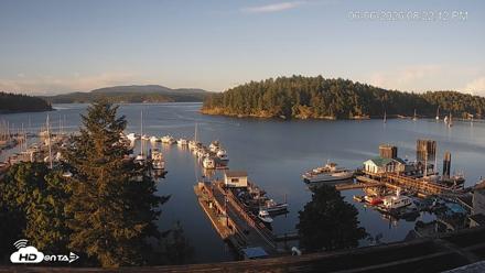 Friday Harbor - San Juan Island Live Webcam - Jun 6, 2026, 8:22pm PDT