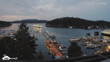 Friday Harbor - San Juan Island Live Webcam - Jul 13, 2026, 9:36pm PDT
