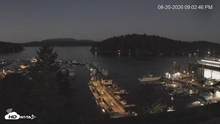Friday Harbor - San Juan Island Live Webcam - Aug 20, 2026, 9:07pm PDT