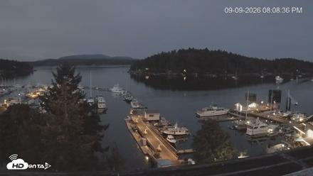 Friday Harbor - San Juan Island Live Webcam - Sep 9, 2026, 8:11pm PDT