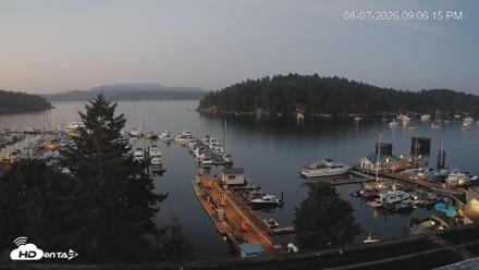Friday Harbor - San Juan Island Live Webcam - Aug 7, 2026, 9:06pm PDT