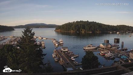 Friday Harbor - San Juan Island Live Webcam - Jun 13, 2026, 8:08pm PDT