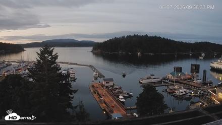 Friday Harbor - San Juan Island Live Webcam - Jun 7, 2026, 9:37pm PDT