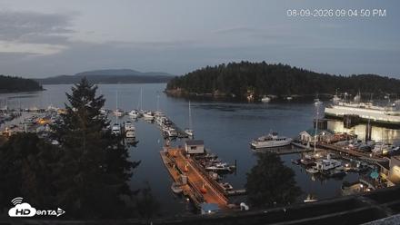 Friday Harbor - San Juan Island Live Webcam - Aug 9, 2026, 9:05pm PDT