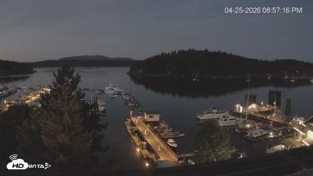 Friday Harbor - San Juan Island Live Webcam - Apr 25, 2026, 8:57pm PDT