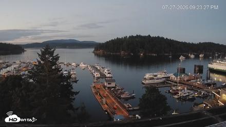 Friday Harbor - San Juan Island Live Webcam - Jul 27, 2026, 9:24pm PDT