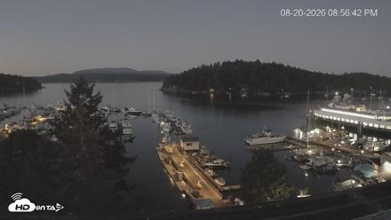 Friday Harbor - San Juan Island Live Webcam - Aug 20, 2026, 9:01pm PDT