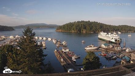 Friday Harbor - San Juan Island Live Webcam - Jul 15, 2026, 7:30pm PDT