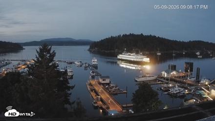 Friday Harbor - San Juan Island Live Webcam - May 9, 2026, 9:08pm PDT
