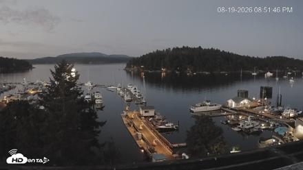 Friday Harbor - San Juan Island Live Webcam - Aug 19, 2026, 8:52pm PDT