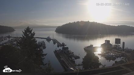 Friday Harbor - San Juan Island Live Webcam - May 20, 2026, 6:45am PDT