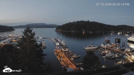 Friday Harbor - San Juan Island Live Webcam - Jul 30, 2026, 9:26pm PDT