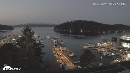 Friday Harbor - San Juan Island Live Webcam - Jul 21, 2026, 9:45pm PDT