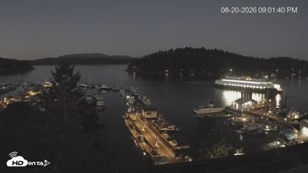 Friday Harbor - San Juan Island Live Webcam - Aug 20, 2026, 9:06pm PDT