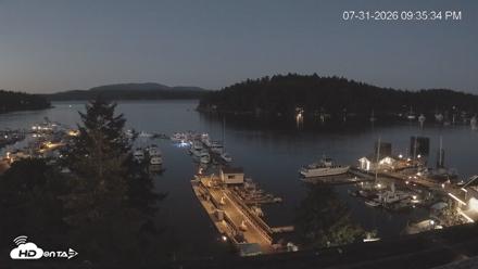 Friday Harbor - San Juan Island Live Webcam - Jul 31, 2026, 9:36pm PDT