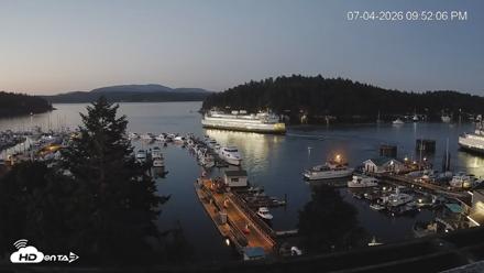Friday Harbor - San Juan Island Live Webcam - Jul 4, 2026, 9:52pm PDT
