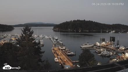 Friday Harbor - San Juan Island Live Webcam - Aug 24, 2026, 8:39pm PDT