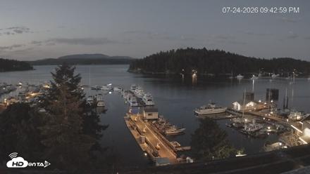 Friday Harbor - San Juan Island Live Webcam - Jul 24, 2026, 9:44pm PDT
