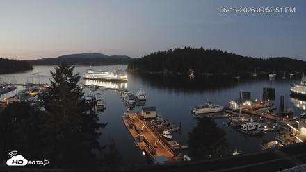 Friday Harbor - San Juan Island Live Webcam - Jun 13, 2026, 9:53pm PDT