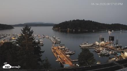 Friday Harbor - San Juan Island Live Webcam - Aug 14, 2026, 8:57pm PDT