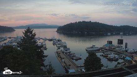 Friday Harbor - San Juan Island Live Webcam - Jul 22, 2026, 9:07pm PDT