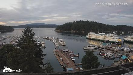 Friday Harbor - San Juan Island Live Webcam - Jul 7, 2026, 9:27pm PDT