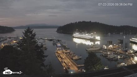 Friday Harbor - San Juan Island Live Webcam - Jul 22, 2026, 9:38pm PDT