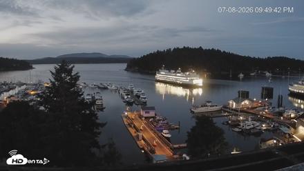 Friday Harbor - San Juan Island Live Webcam - Jul 8, 2026, 9:50pm PDT