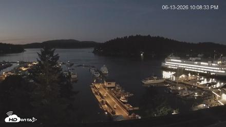 Friday Harbor - San Juan Island Live Webcam - Jun 13, 2026, 10:09pm PDT