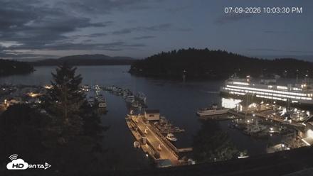 Friday Harbor - San Juan Island Live Webcam - Jul 9, 2026, 10:04pm PDT