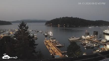 Friday Harbor - San Juan Island Live Webcam - Aug 13, 2026, 9:03pm PDT