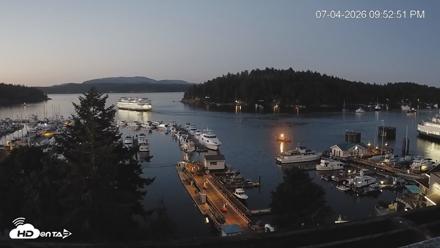 Friday Harbor - San Juan Island Live Webcam - Jul 4, 2026, 9:53pm PDT
