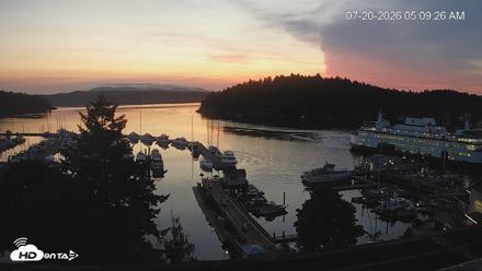Friday Harbor - San Juan Island Live Webcam - Jul 20, 2026, 5:10am PDT