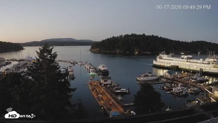 Friday Harbor - San Juan Island Live Webcam - Jun 17, 2026, 9:50pm PDT