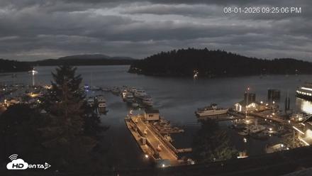Friday Harbor - San Juan Island Live Webcam - Aug 1, 2026, 9:25pm PDT