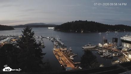 Friday Harbor - San Juan Island Live Webcam - Jul 1, 2026, 9:59pm PDT
