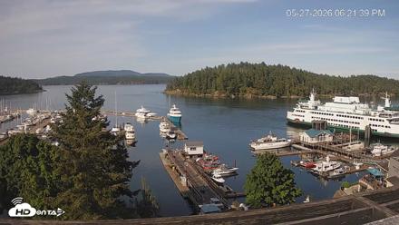 Friday Harbor - San Juan Island Live Webcam - May 27, 2026, 6:22pm PDT