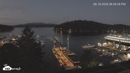 Friday Harbor - San Juan Island Live Webcam - Aug 19, 2026, 9:00pm PDT