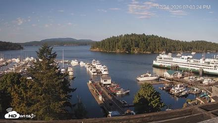 Friday Harbor - San Juan Island Live Webcam - Jul 24, 2026, 7:04pm PDT