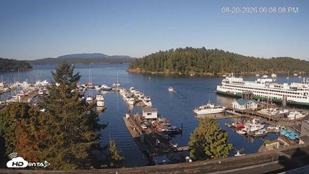 Friday Harbor - San Juan Island Live Webcam - Aug 20, 2026, 6:08pm PDT