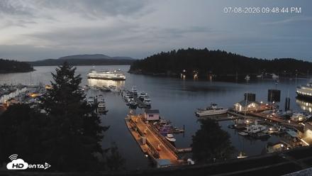 Friday Harbor - San Juan Island Live Webcam - Jul 8, 2026, 9:50pm PDT