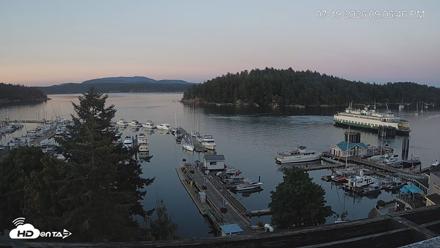 Friday Harbor - San Juan Island Live Webcam - Jul 19, 2026, 9:07pm PDT