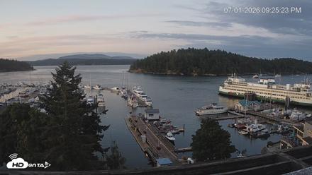 Friday Harbor - San Juan Island Live Webcam - Jul 1, 2026, 9:26pm PDT