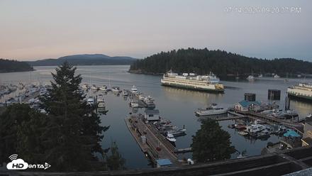 Friday Harbor - San Juan Island Live Webcam - Jul 14, 2026, 9:21pm PDT