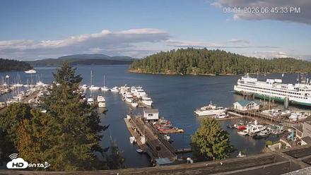 Friday Harbor - San Juan Island Live Webcam - Aug 1, 2026, 6:46pm PDT
