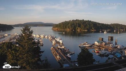 Friday Harbor - San Juan Island Live Webcam - Jul 5, 2026, 8:21pm PDT