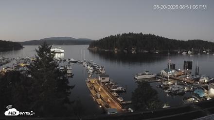 Friday Harbor - San Juan Island Live Webcam - Aug 20, 2026, 8:55pm PDT