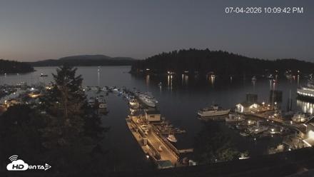 Friday Harbor - San Juan Island Live Webcam - Jul 4, 2026, 10:10pm PDT