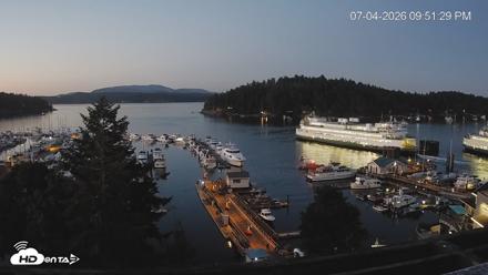 Friday Harbor - San Juan Island Live Webcam - Jul 4, 2026, 9:52pm PDT
